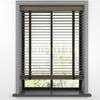 50 MM Prestia WOOD Khaki Ahşap Jaluzi