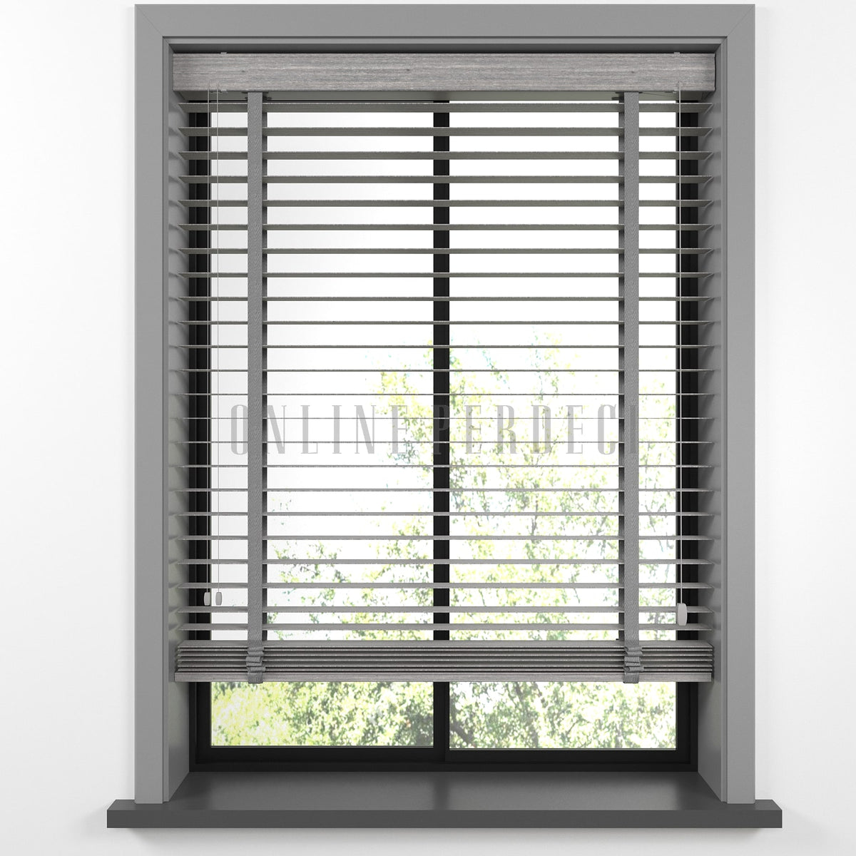 50 MM Prestia WOOD Mist Ahşap Jaluzi