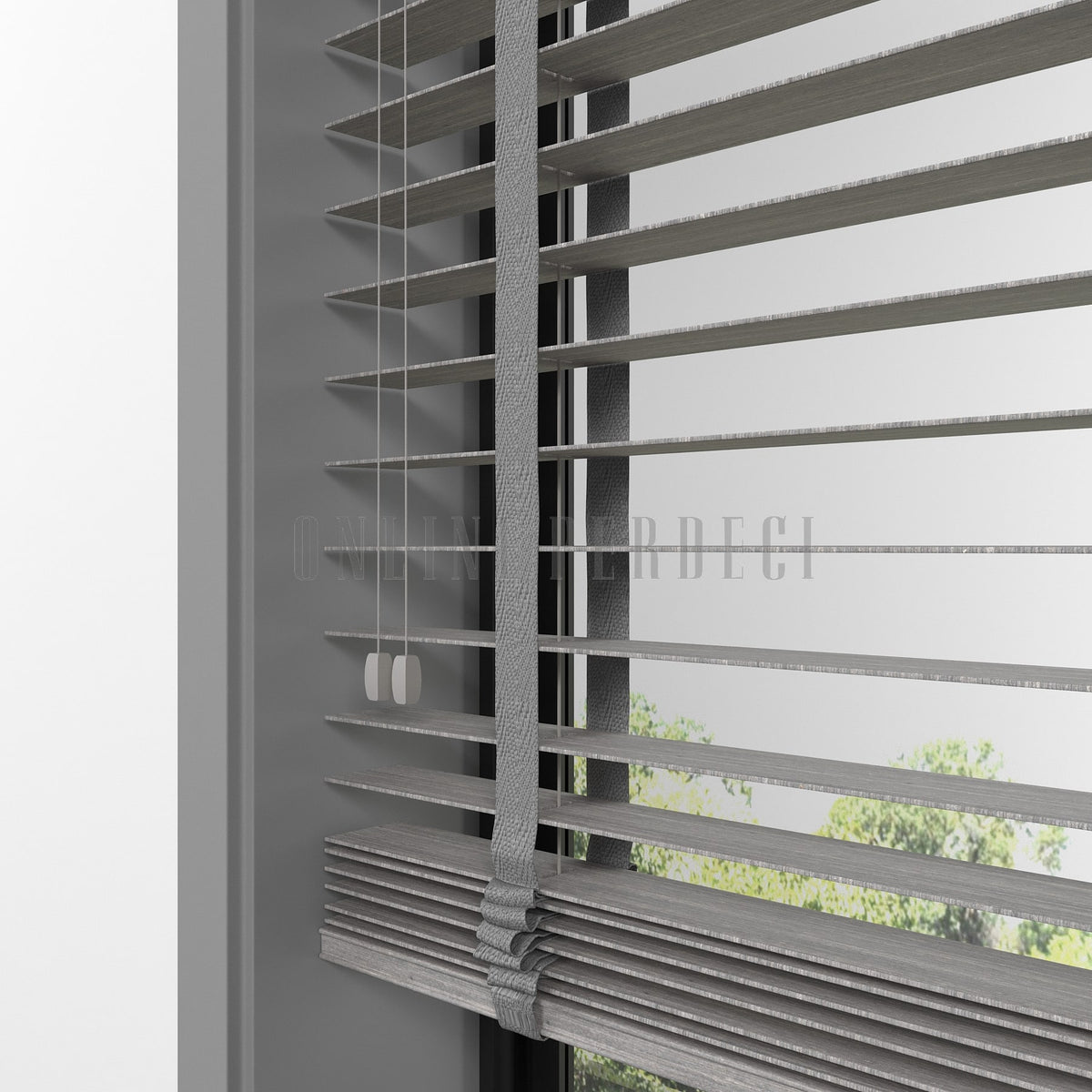 50 MM Prestia WOOD Mist Ahşap Jaluzi