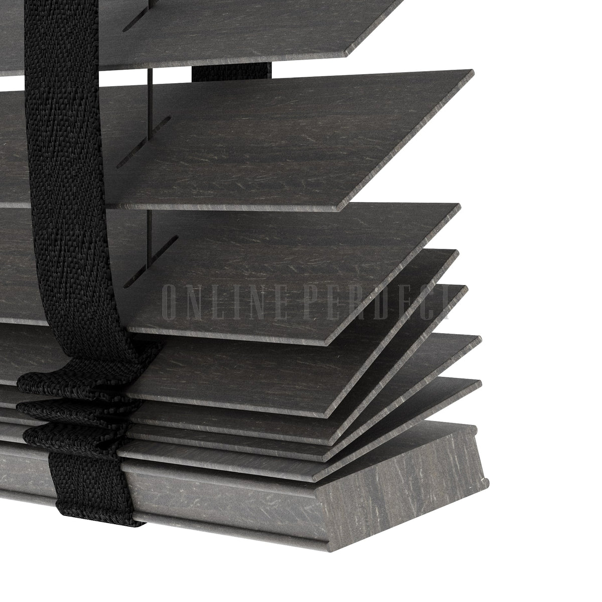 50 MM Prestia WOOD Mocha Ahşap Jaluzi