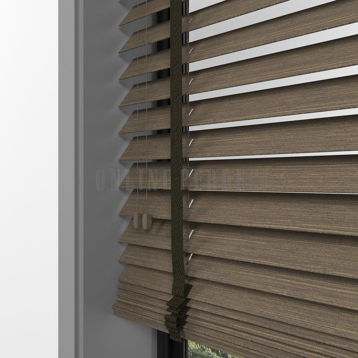 50 MM Prestia WOOD Soil Ahşap Jaluzi