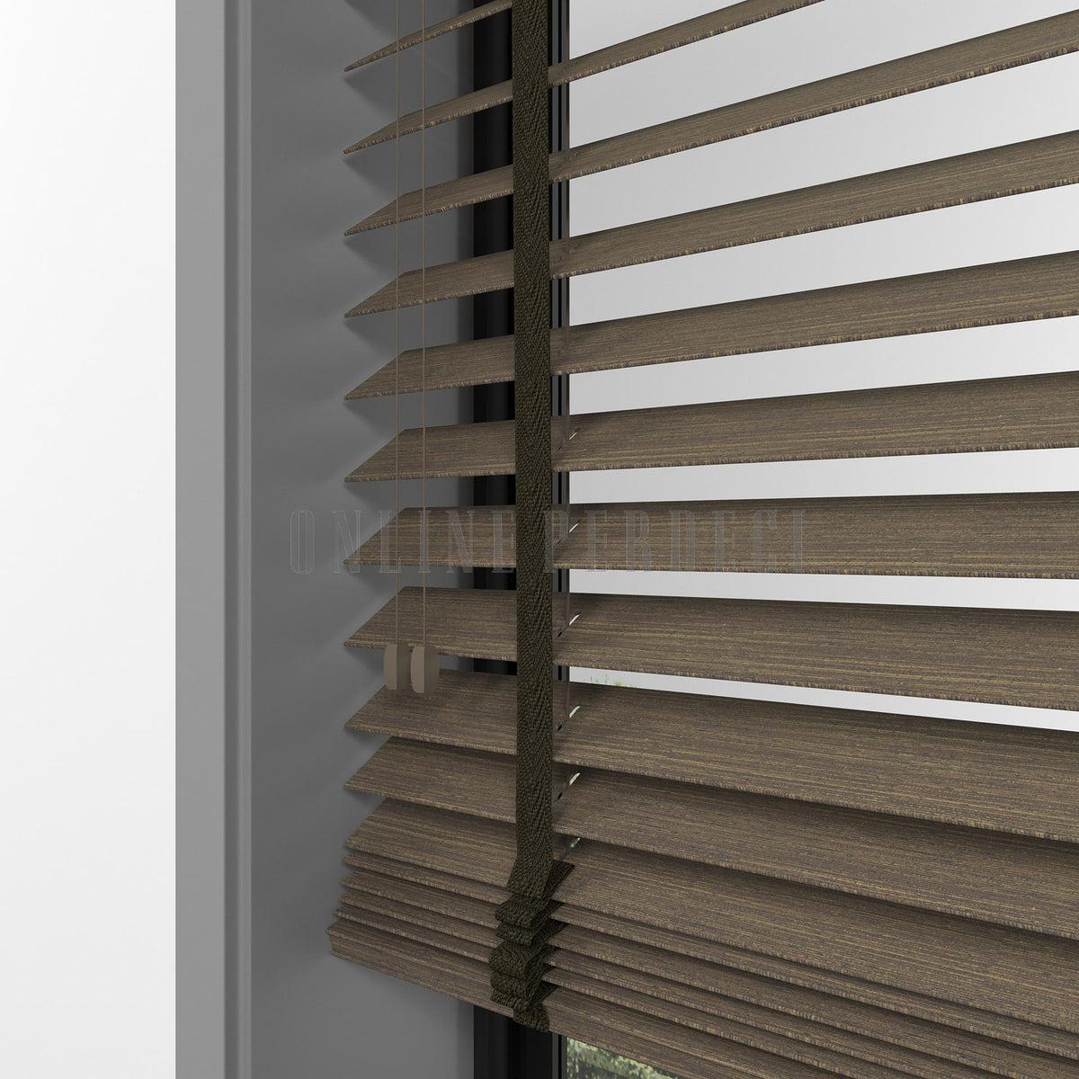 50 MM Prestia WOOD Soil Ahşap Jaluzi