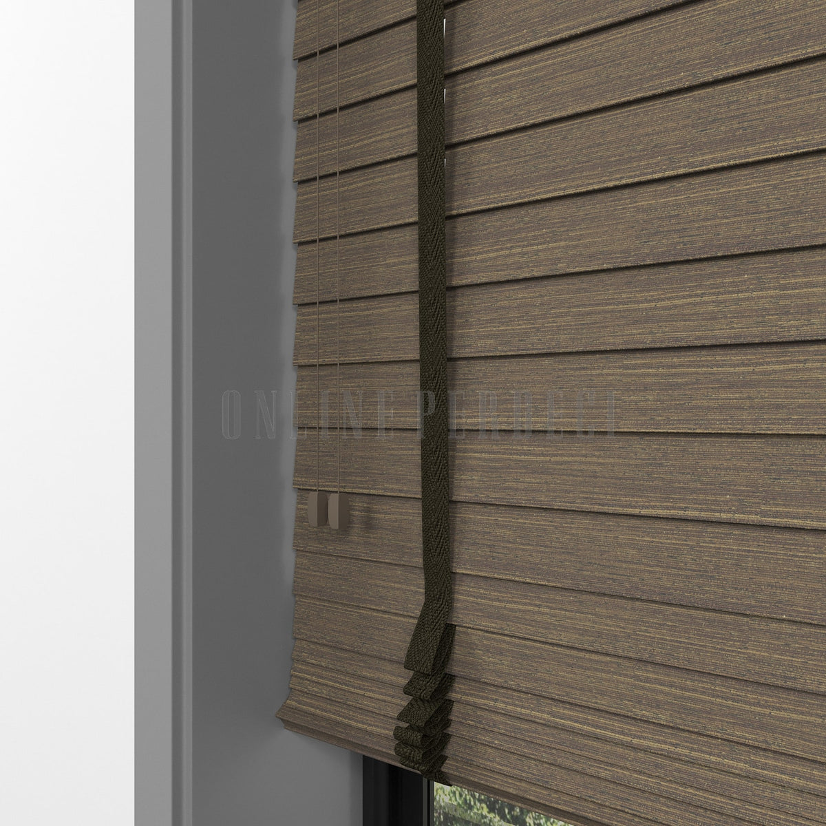 50 MM Prestia WOOD Soil Ahşap Jaluzi