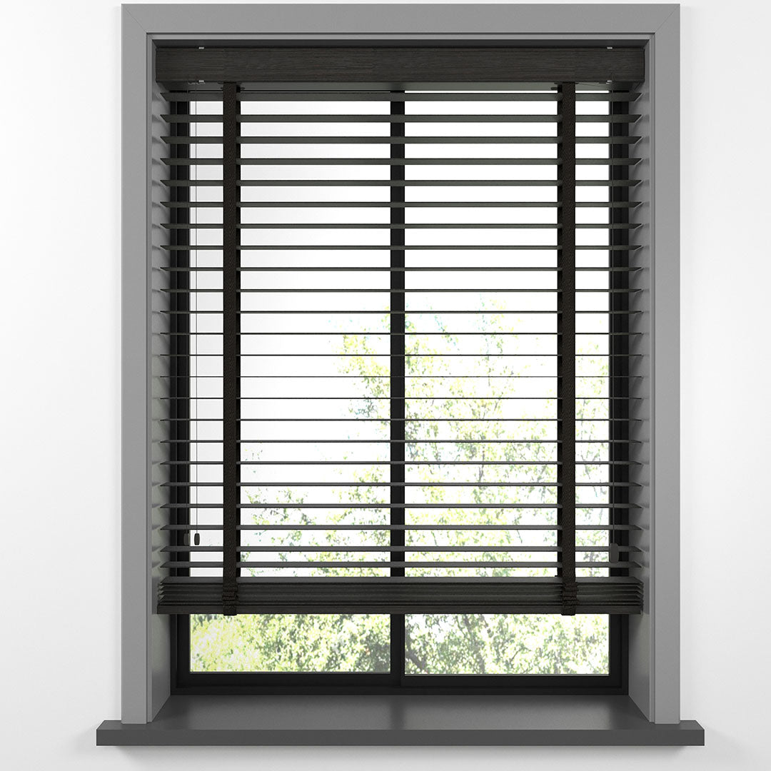 50 MM BAMBU Venge Ahşap Jaluzi