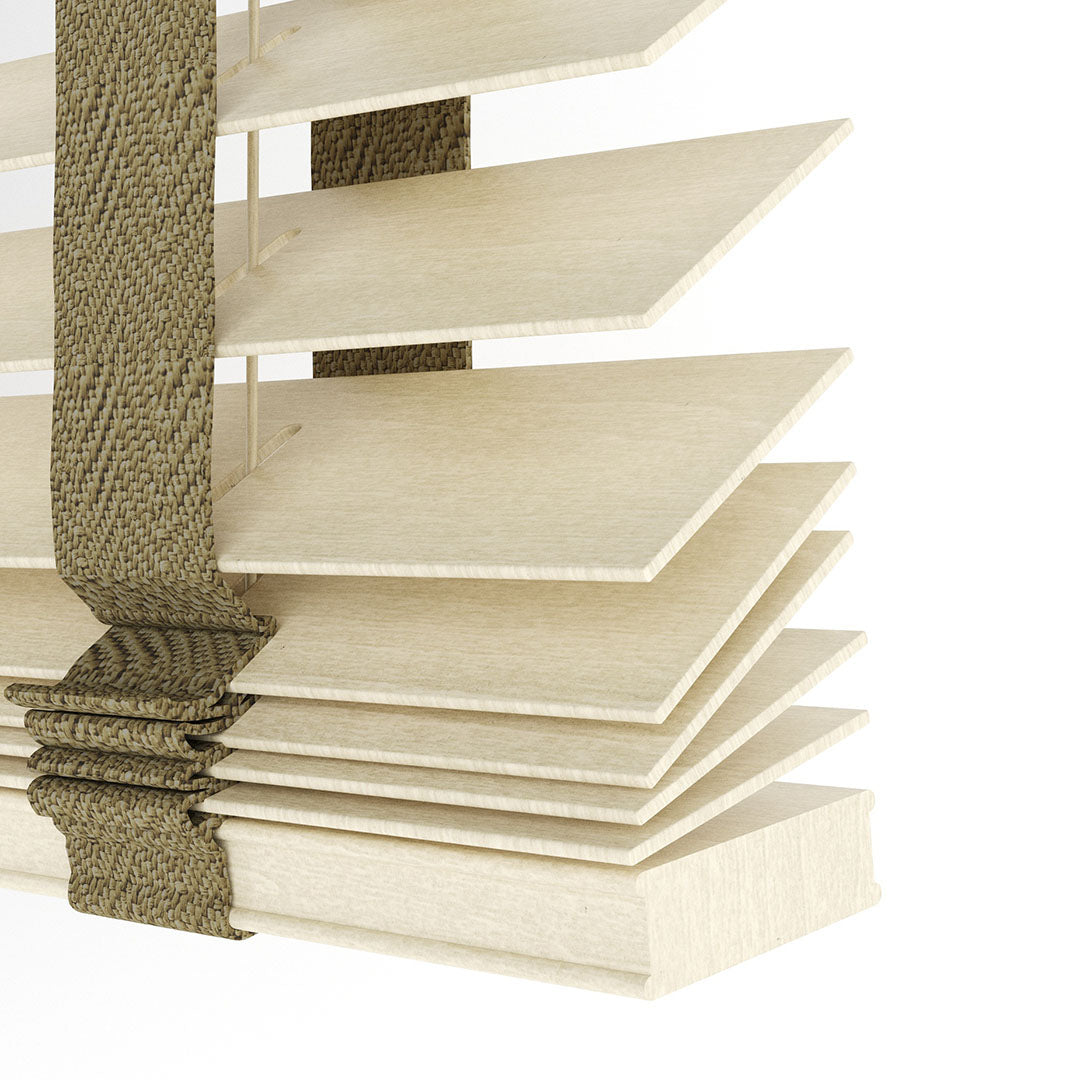 50 MM BASSWOOD Beech Ahşap Jaluzi