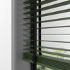 50 MM BASSWOOD Yeşil Ahşap Jaluzi