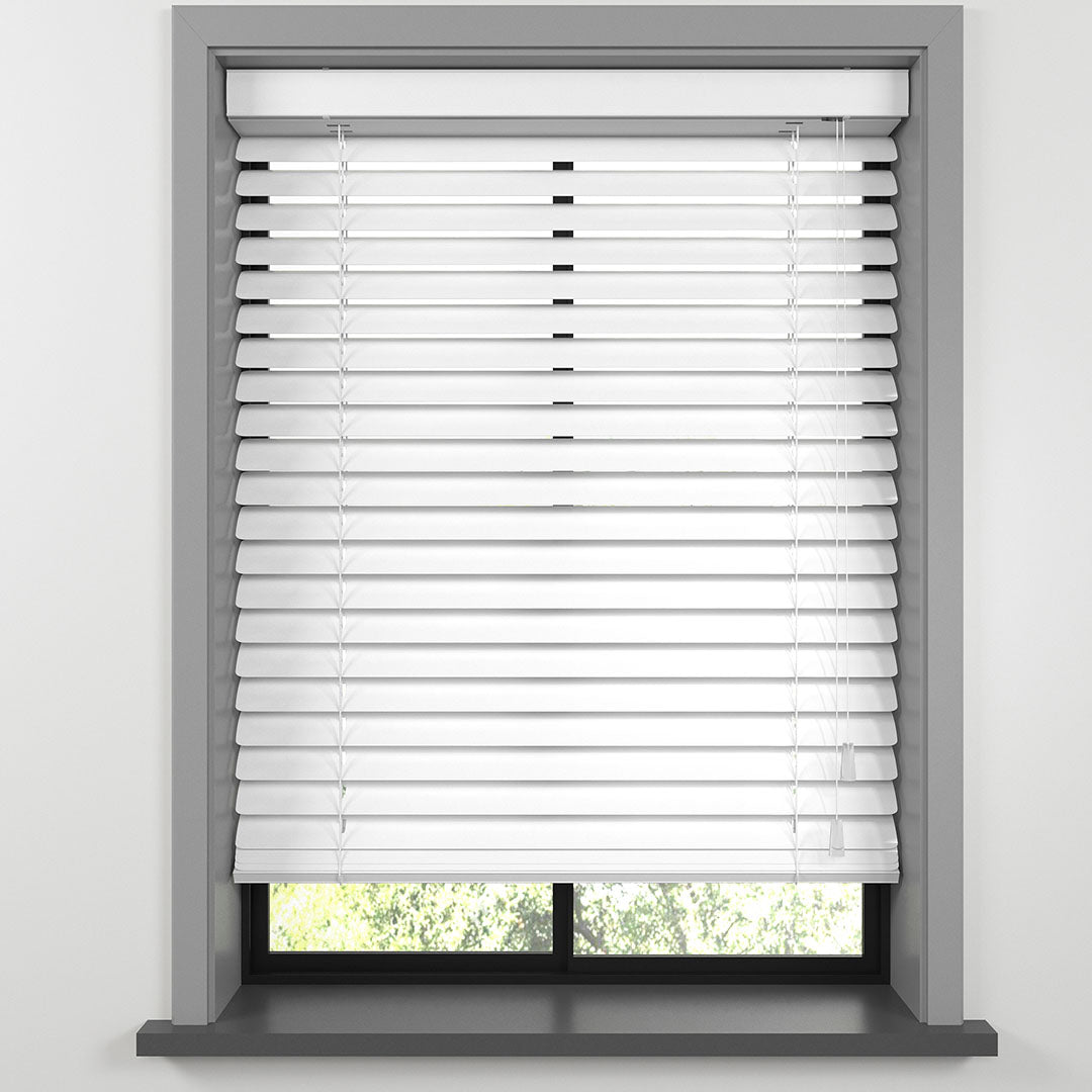 50 MM Beyaz Alüminyum Jaluzi