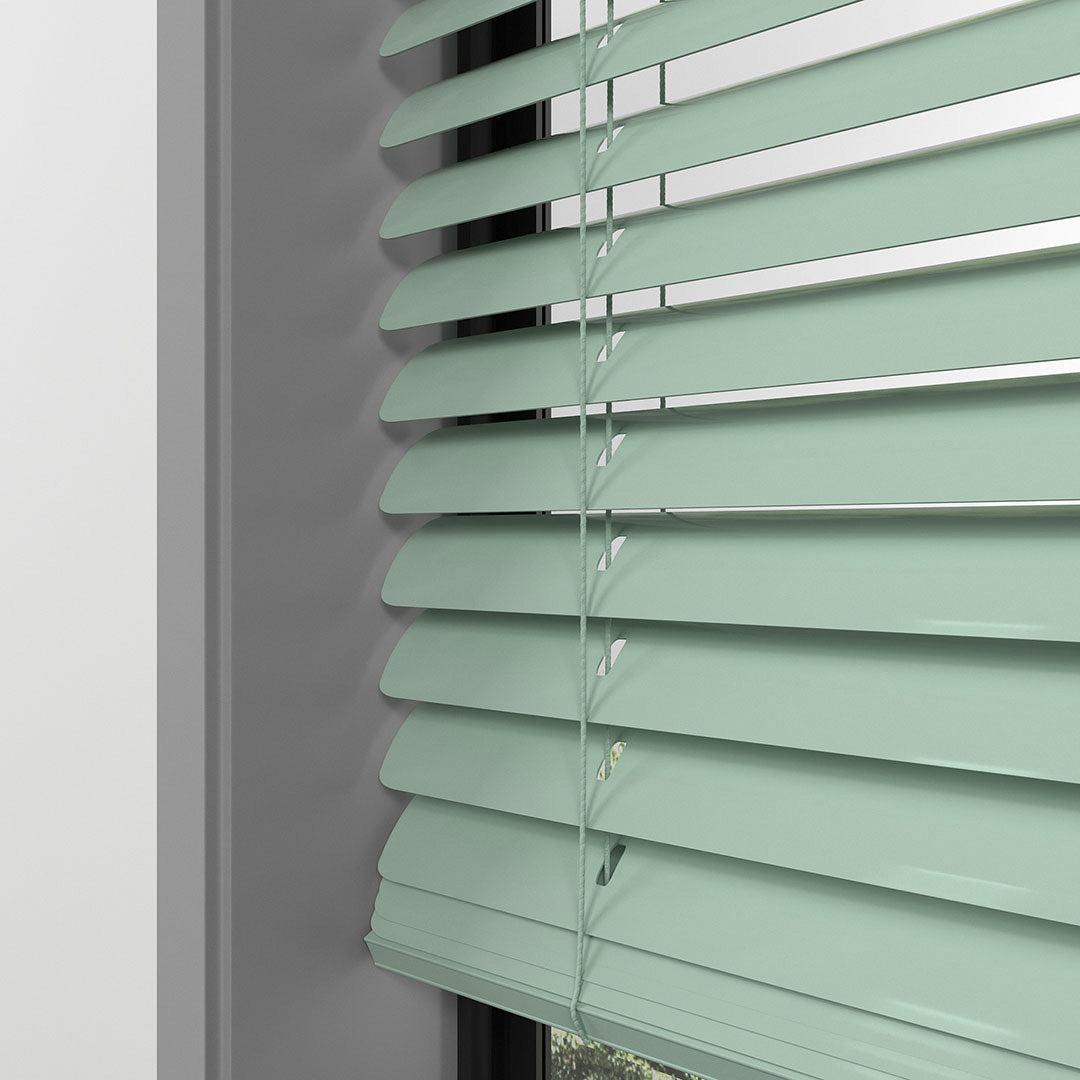 50 MM Elma Yeşili Alüminyum Jaluzi