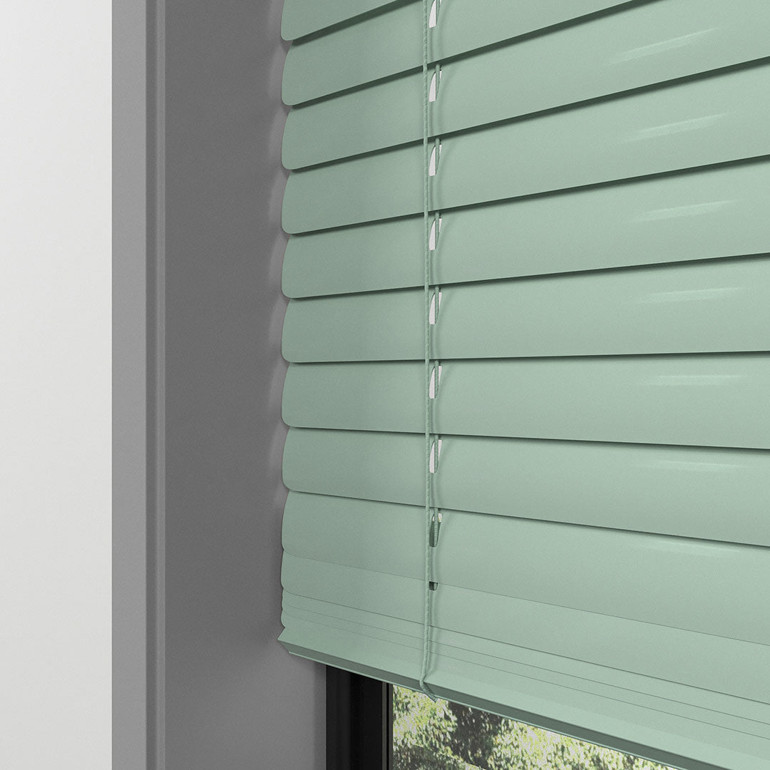 50 MM Elma Yeşili Alüminyum Jaluzi