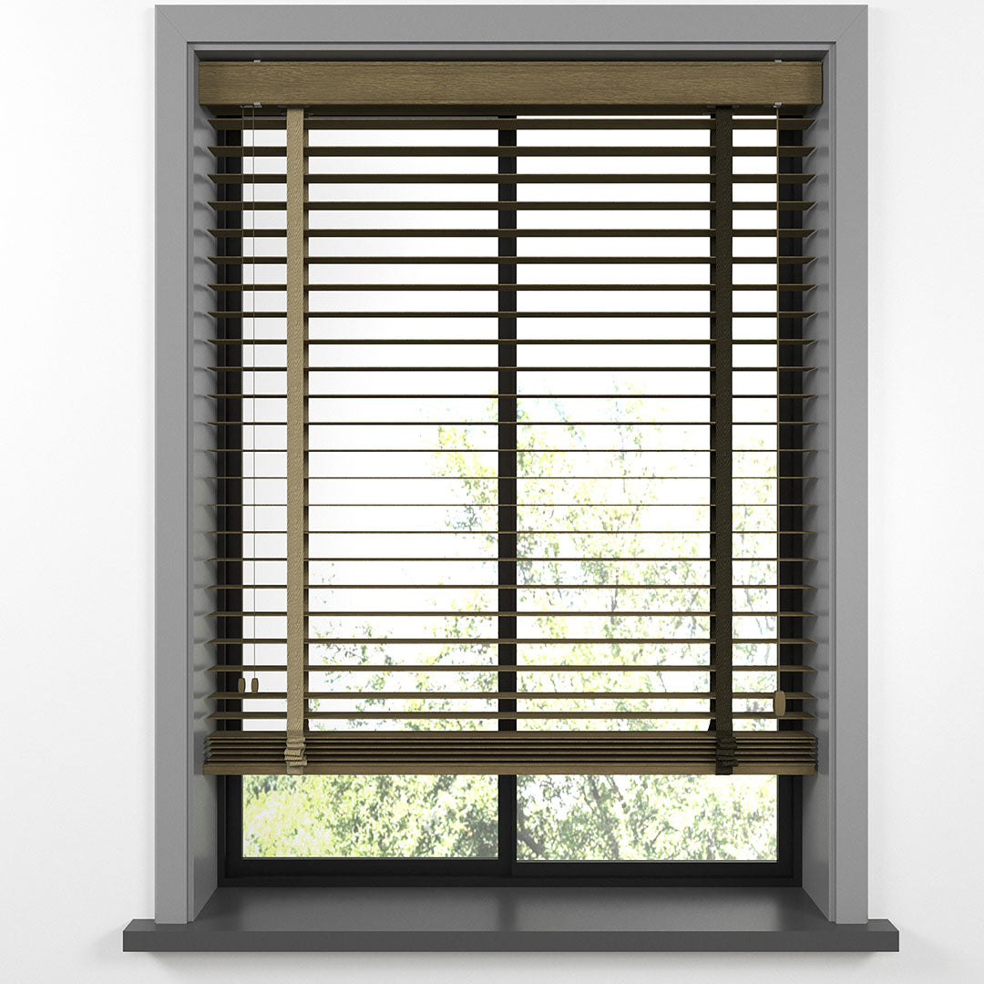 50 MM FARYWOOD Meşe Ahşap Jaluzi