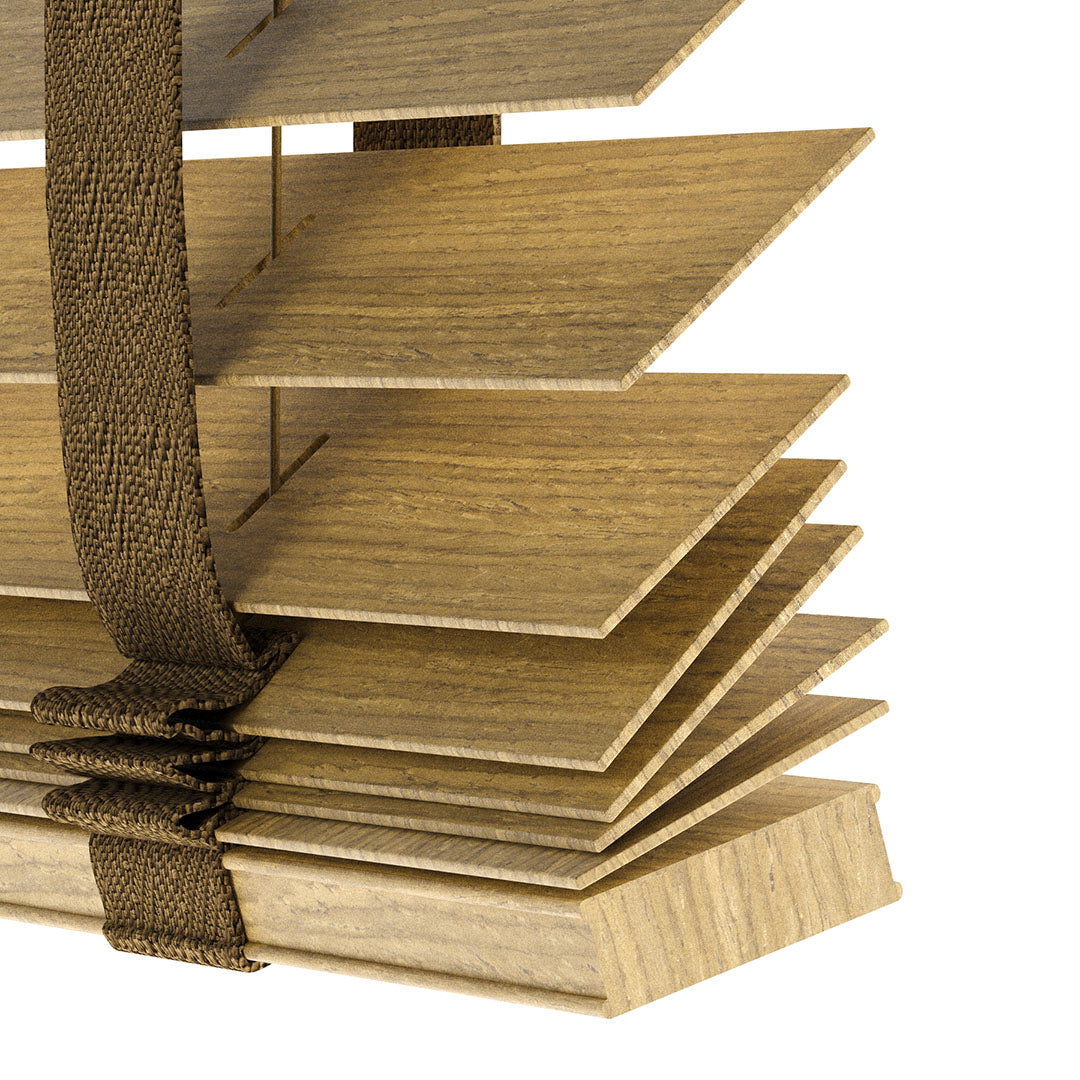 50 MM LÜKS AHŞAP Amber Ahşap Jaluzi