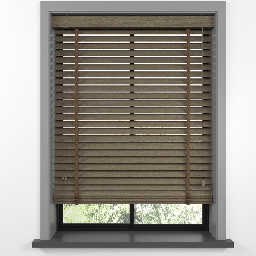 50 MM LÜKS AHŞAP Desert Ahşap Jaluzi