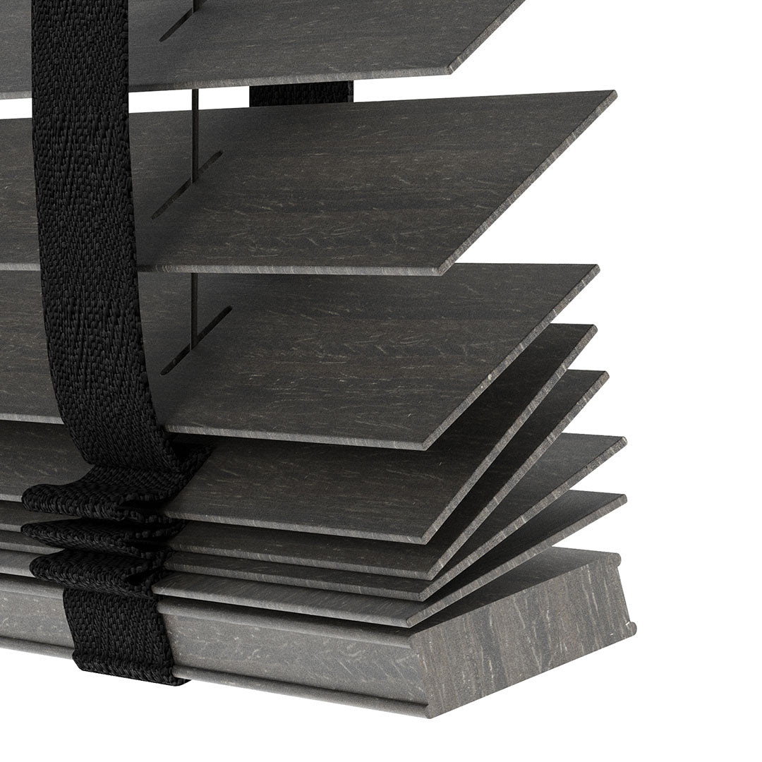 50 MM LÜKS AHŞAP Mocha Ahşap Jaluzi