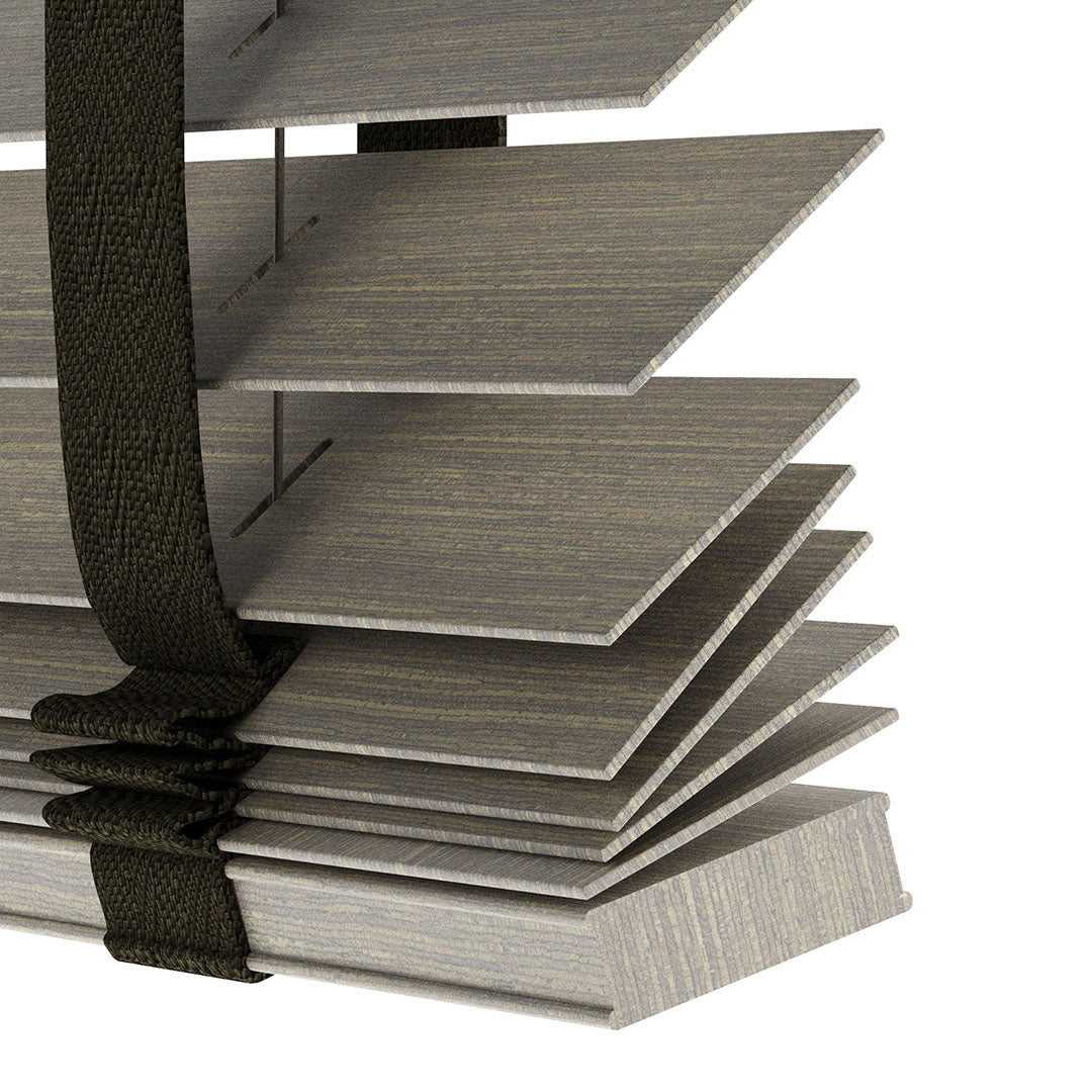 50 MM LÜKS AHŞAP Toprak Ahşap Jaluzi