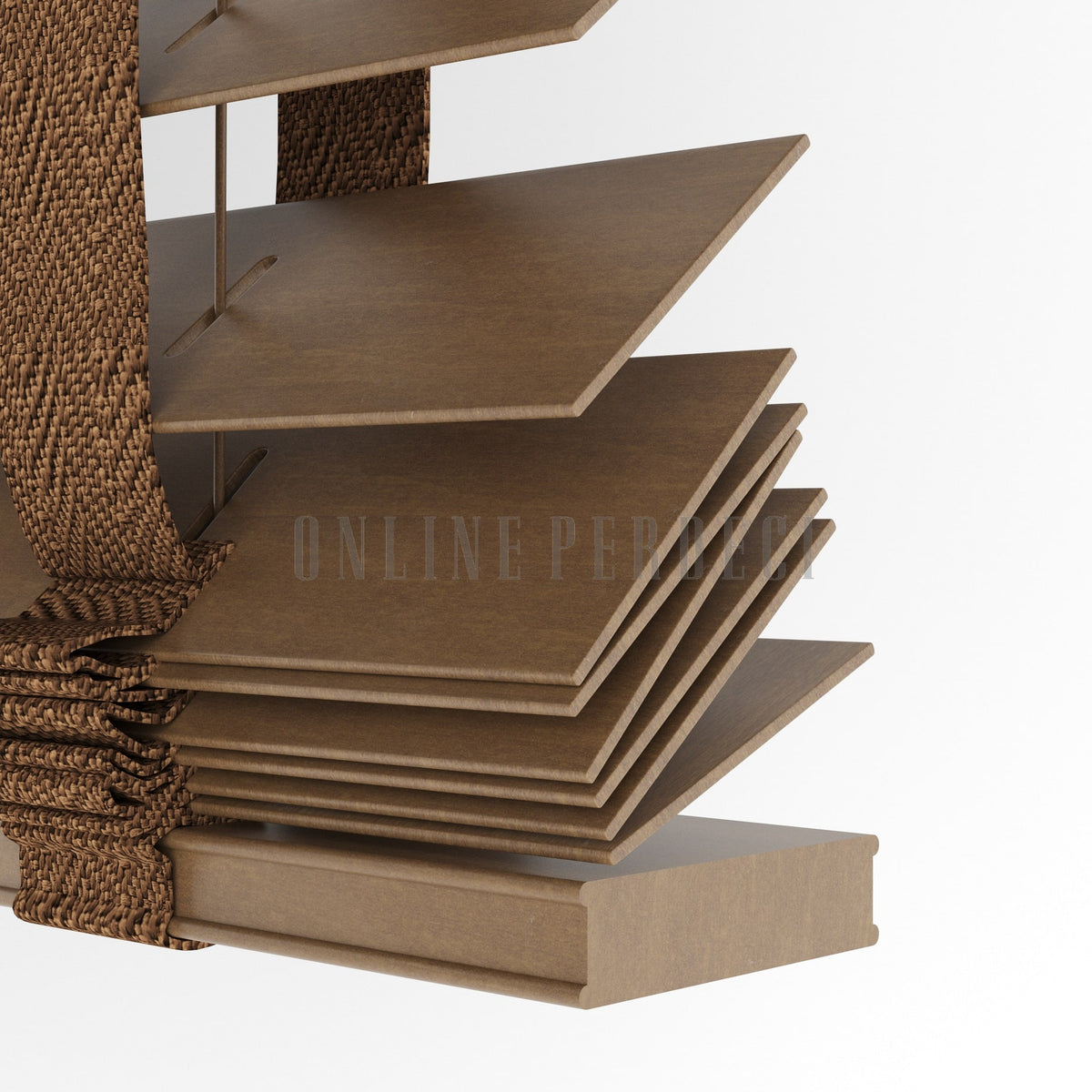 63 MM Lindera Makarone Ahşap Jaluzi