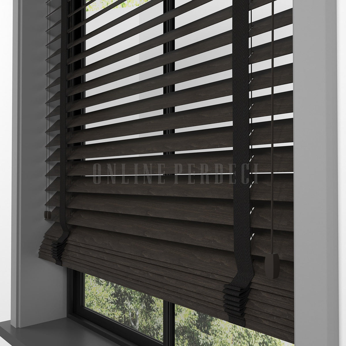 63 MM Lindera Venge Ahşap Jaluzi