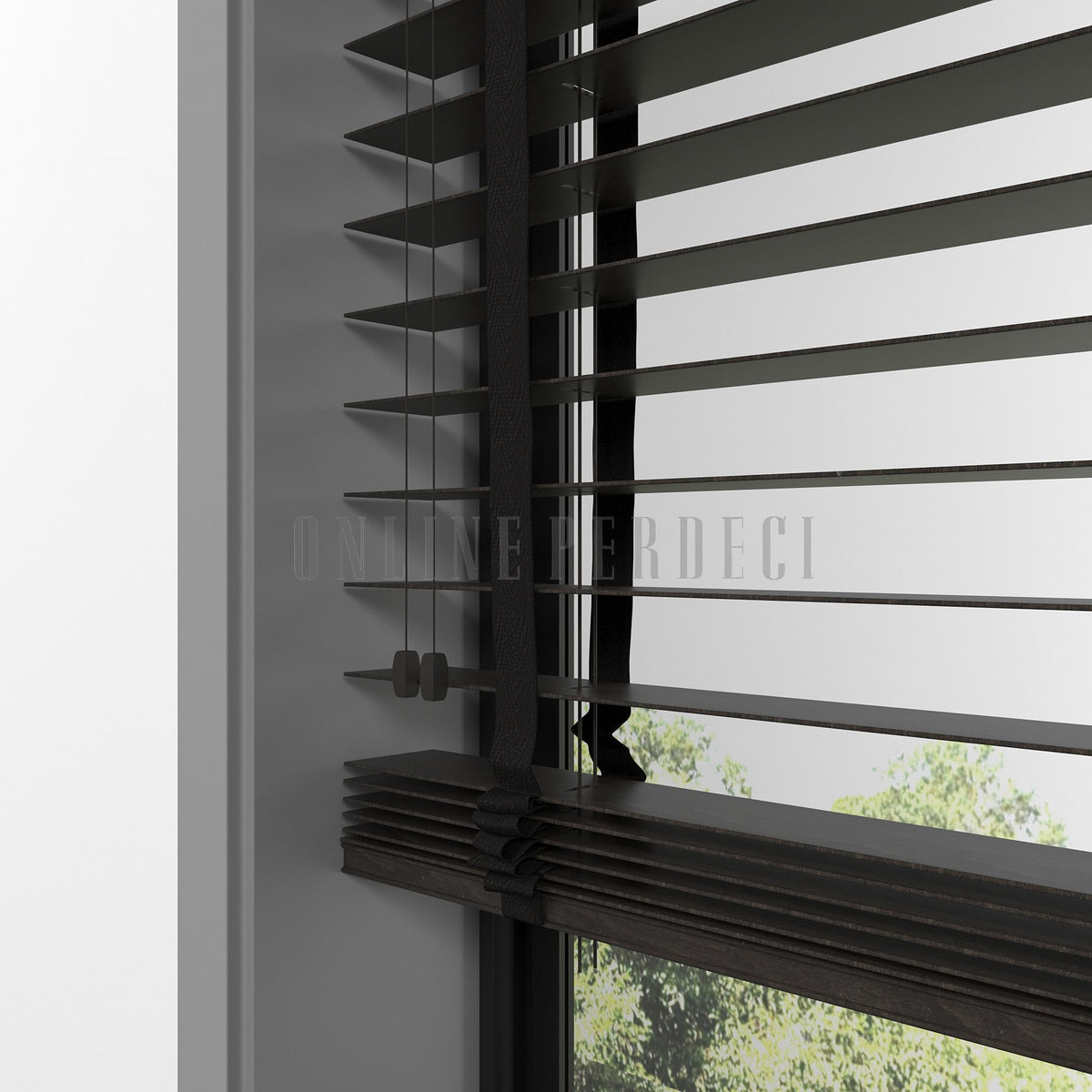63 MM Lindera Venge Ahşap Jaluzi