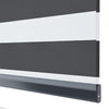 Antrasit Blackout Zebra Perde | Ennio