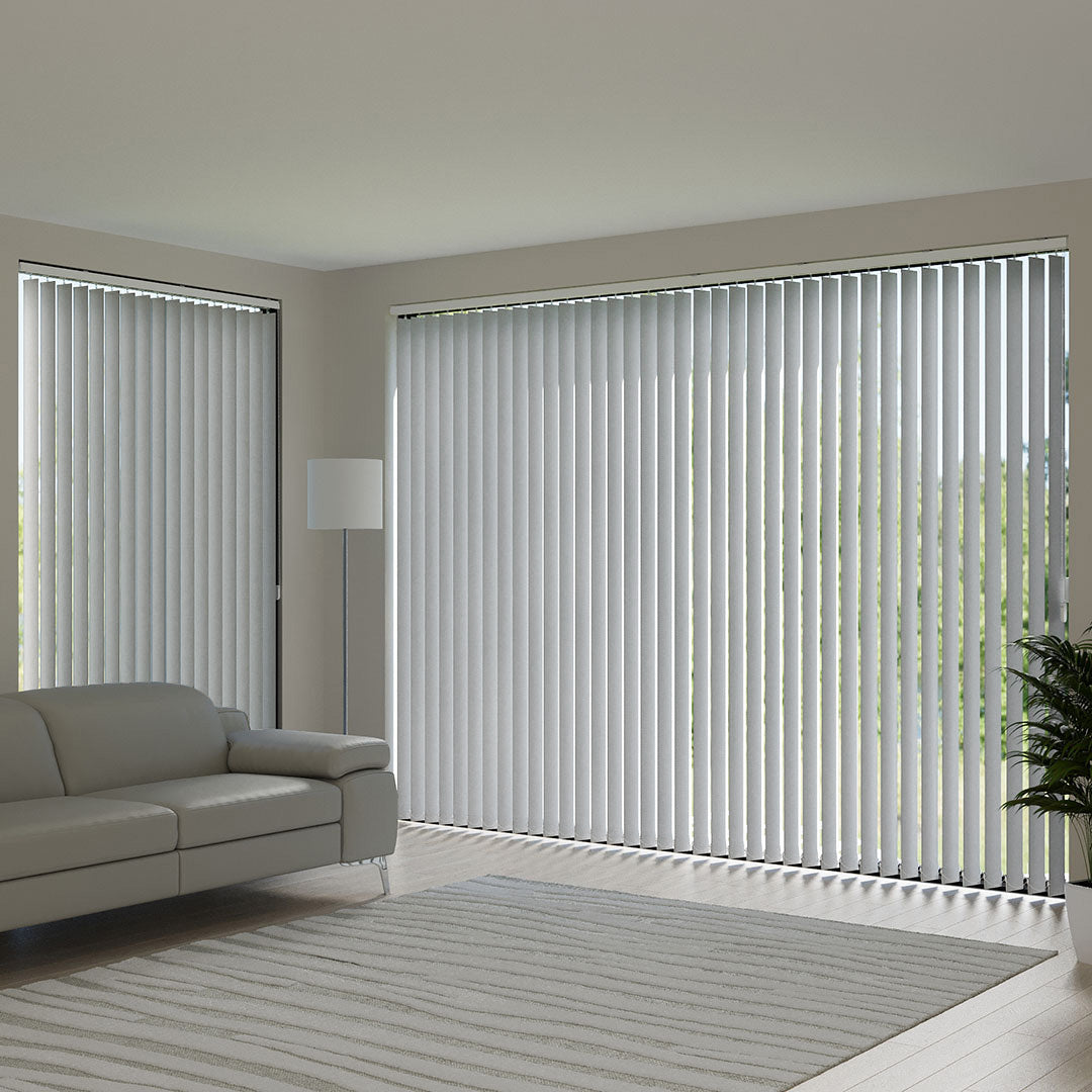 Açık Gri Düz Kumaş Dikey Perde | Callaway