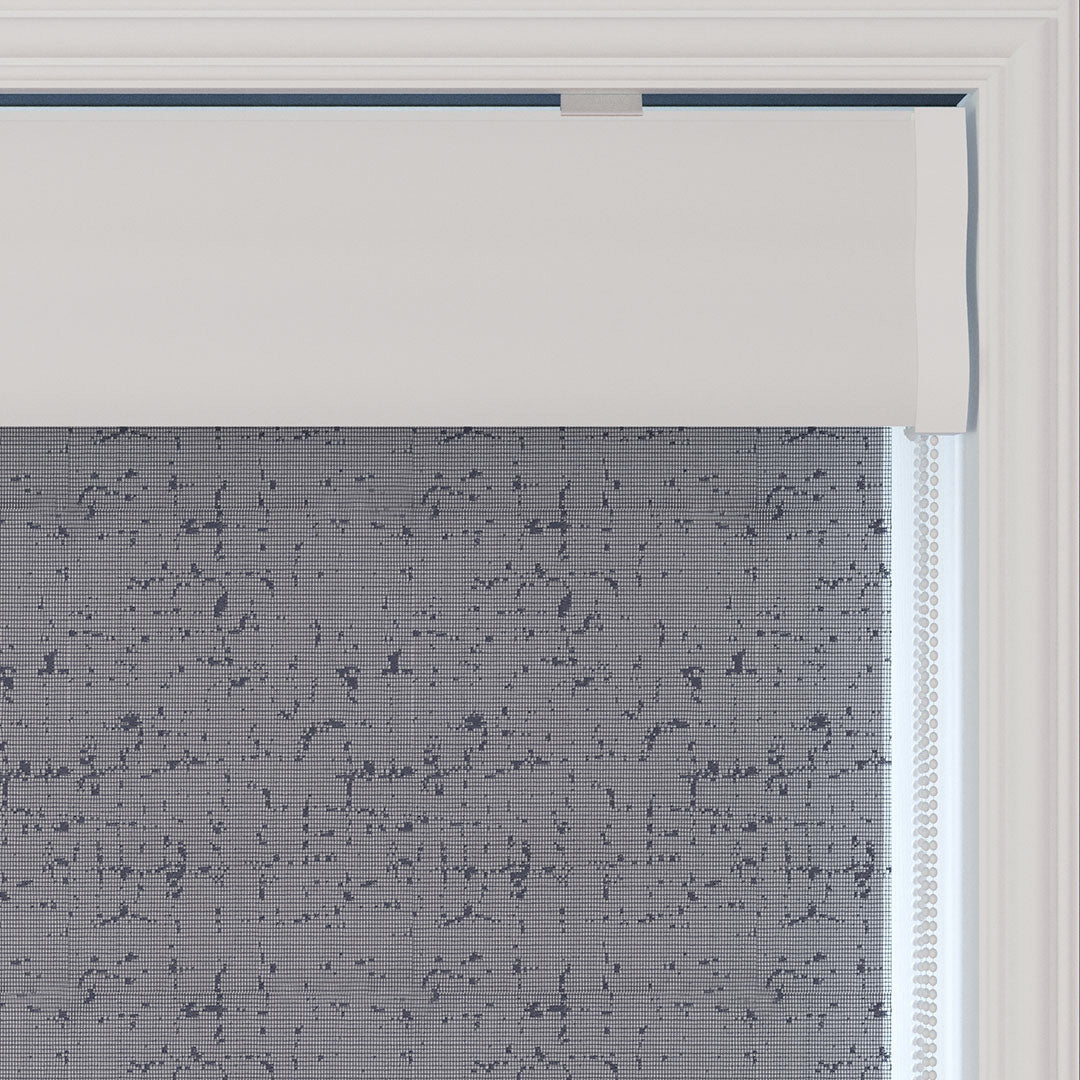 Antrasit Desenli Çiftli Stor Perde | Octavia