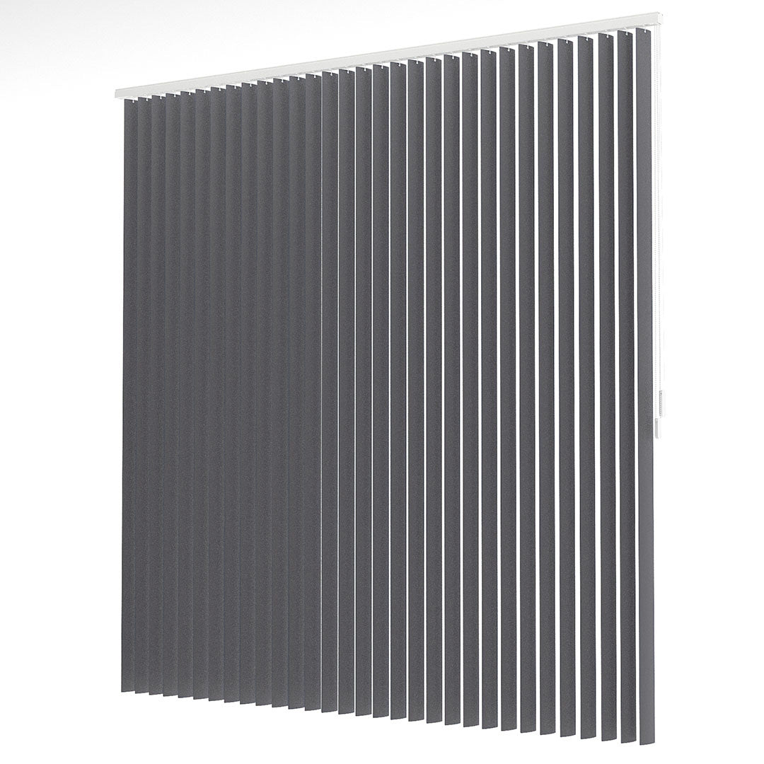 Antrasit Düz PVC Dikey Perde