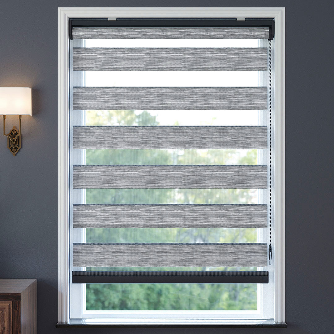 Gri Düz Zebra Perde | Arlo