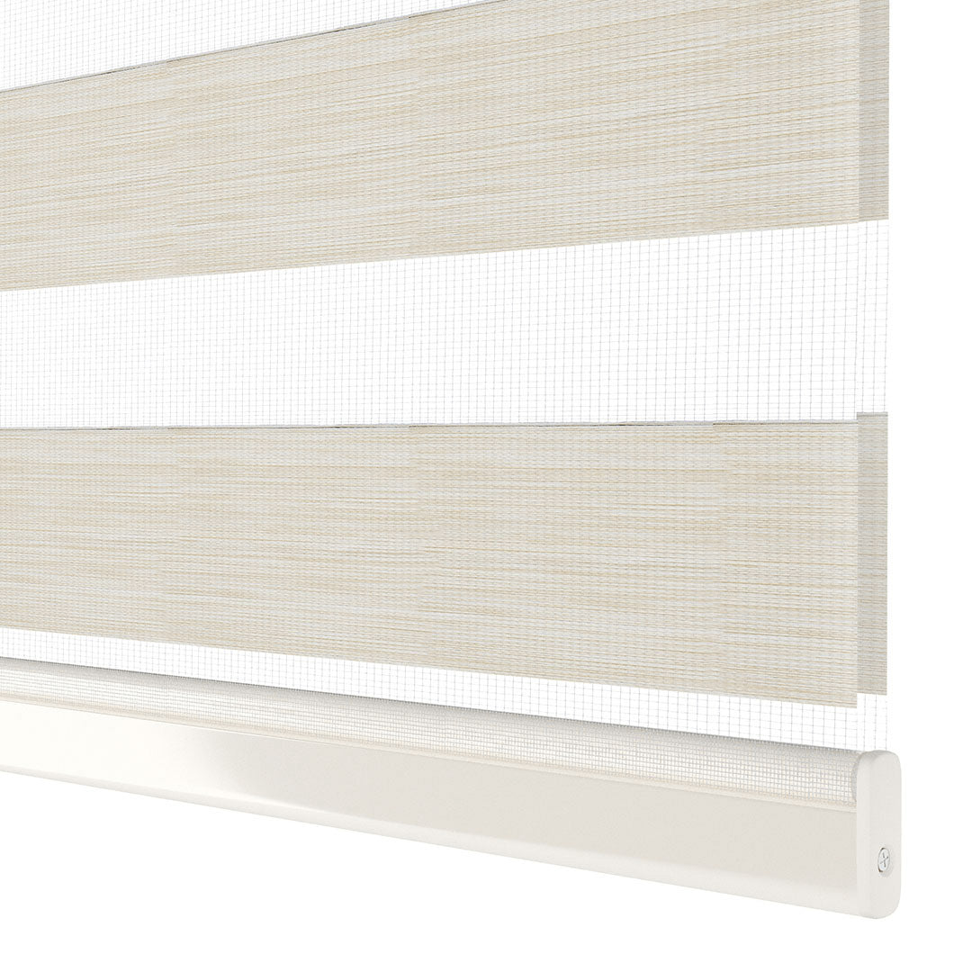 Krem Düz Zebra Perde | Arlo