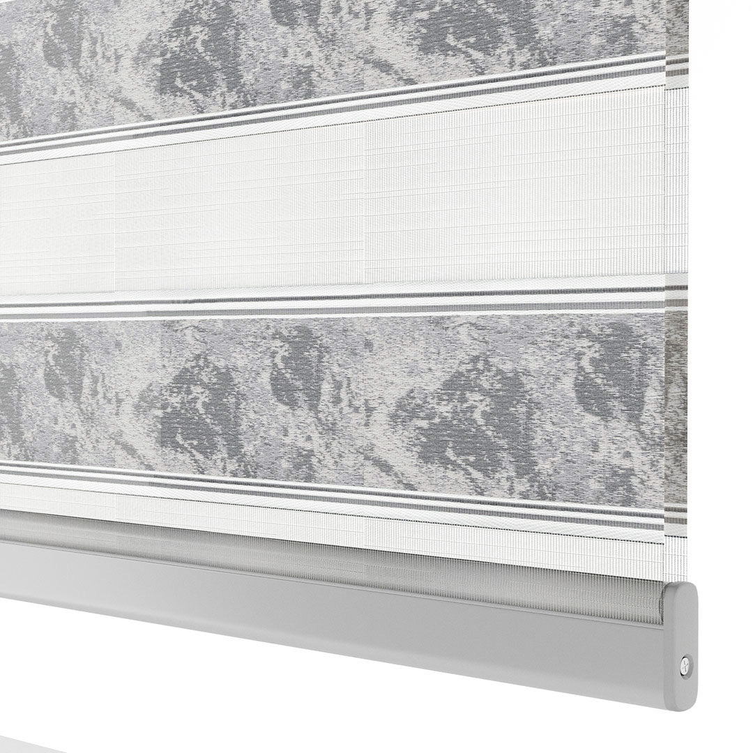 Gri Desenli Zebra Perde | Arroyo