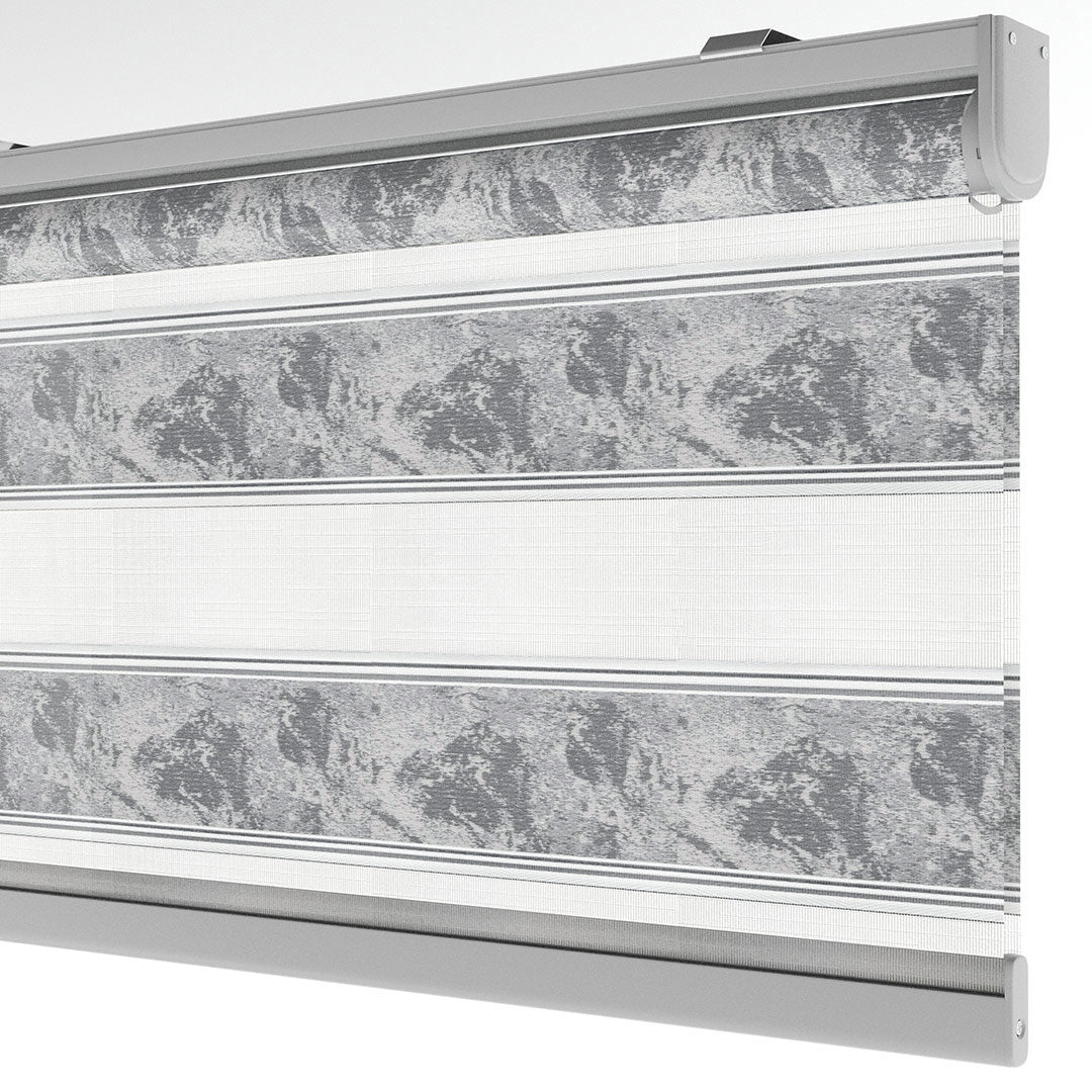 Gri Desenli Zebra Perde | Arroyo