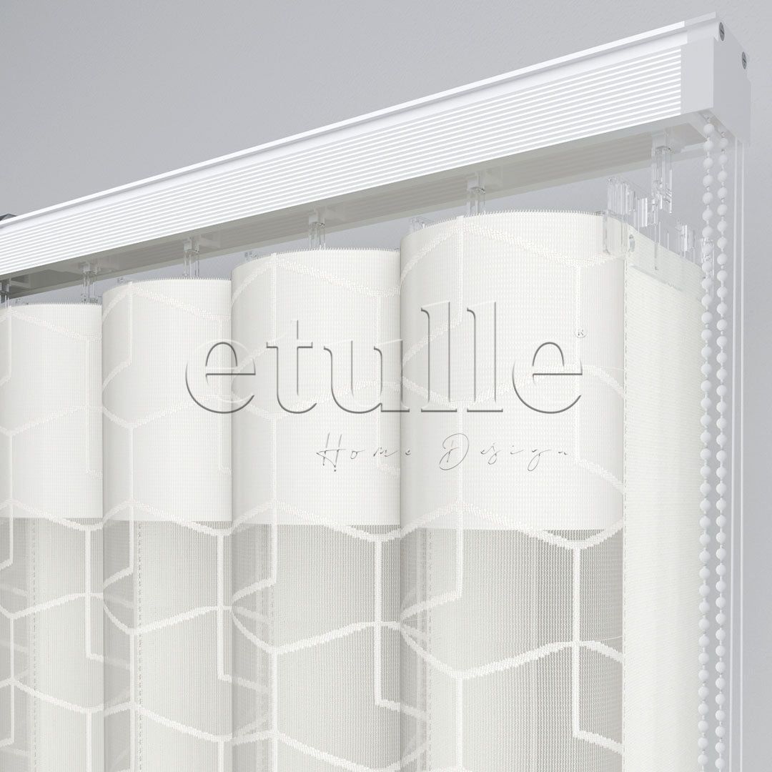 Bambara - Jakarlı Dikey Tül Perde