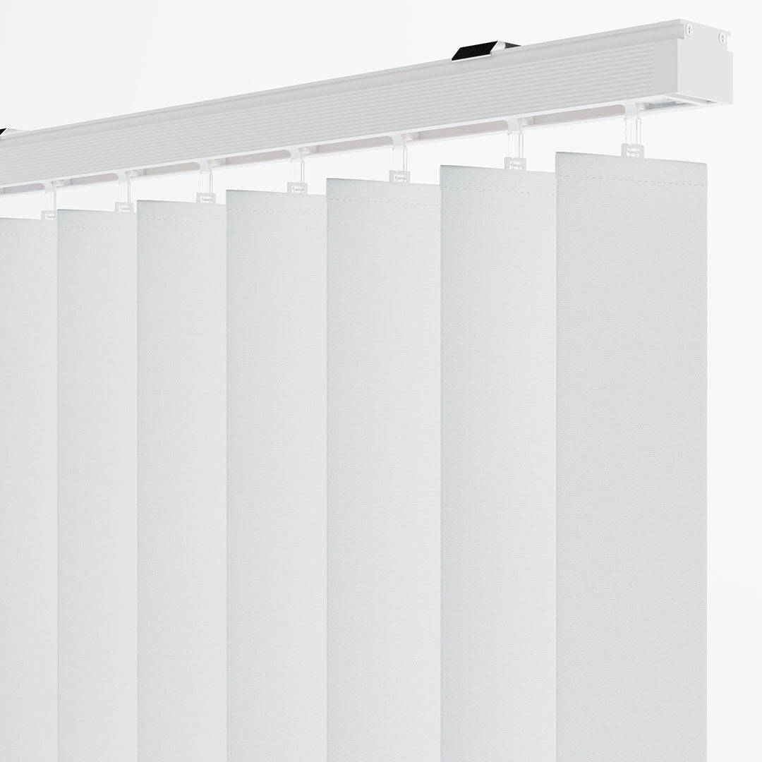Beyaz Düz Kumaş Dikey Perde | Callaway