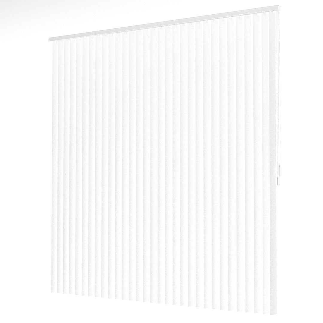 Beyaz Oval Perfore PVC Dikey Perde