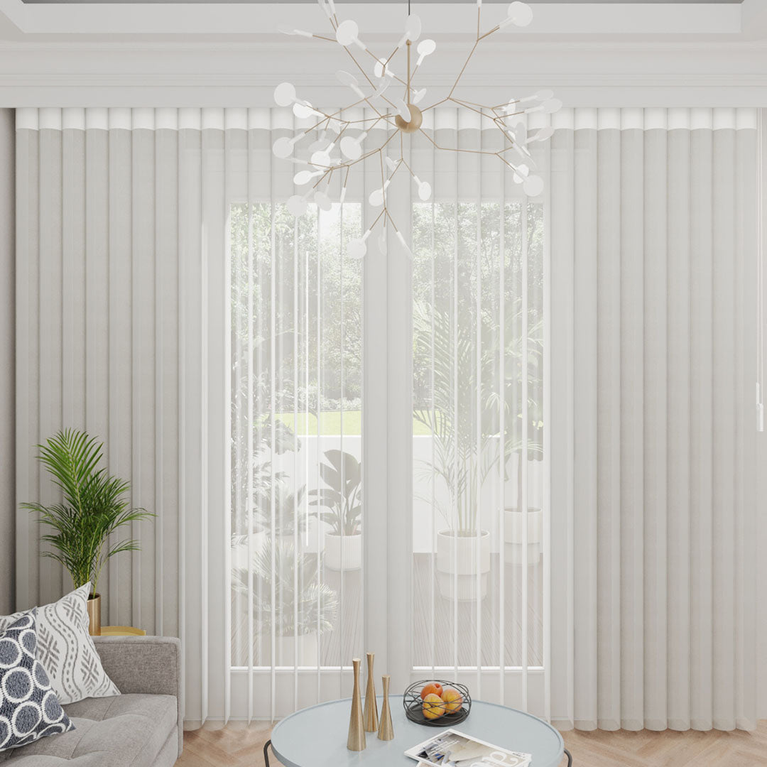 Bogo - Jakarlı Dikey Tül Perde