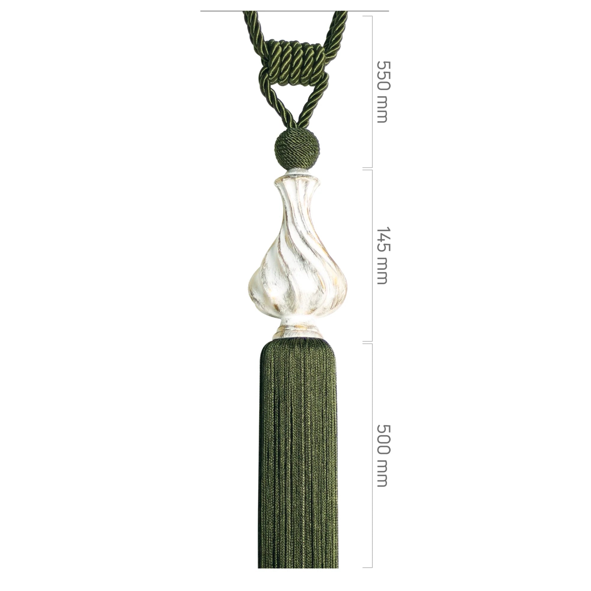 Braçol - Beyaz Altın Eskitme Metal - Lotus