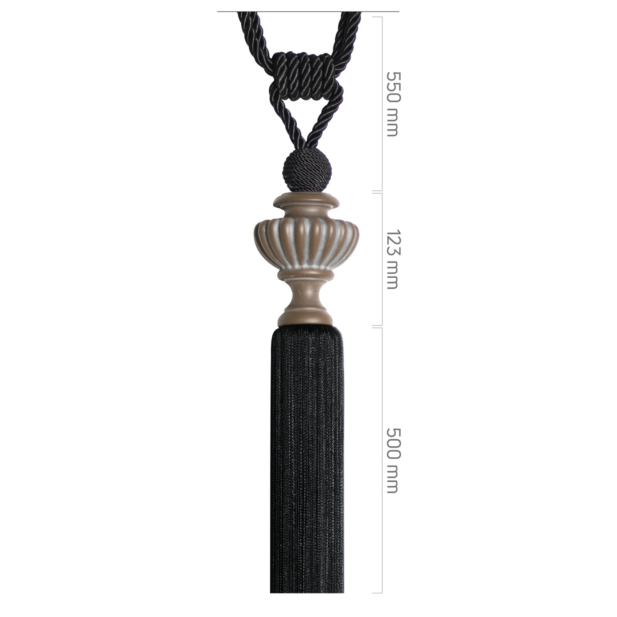 Braçol - Açık Kahve Krem Eskitme Metal - Vazo