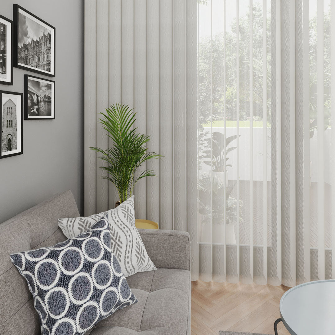 Calma - Jakarlı Dikey Tül Perde