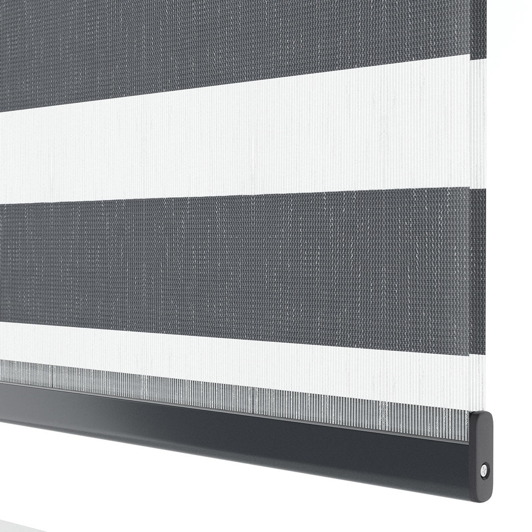 Antrasit Düz Zebra Perde | kırmızı biber