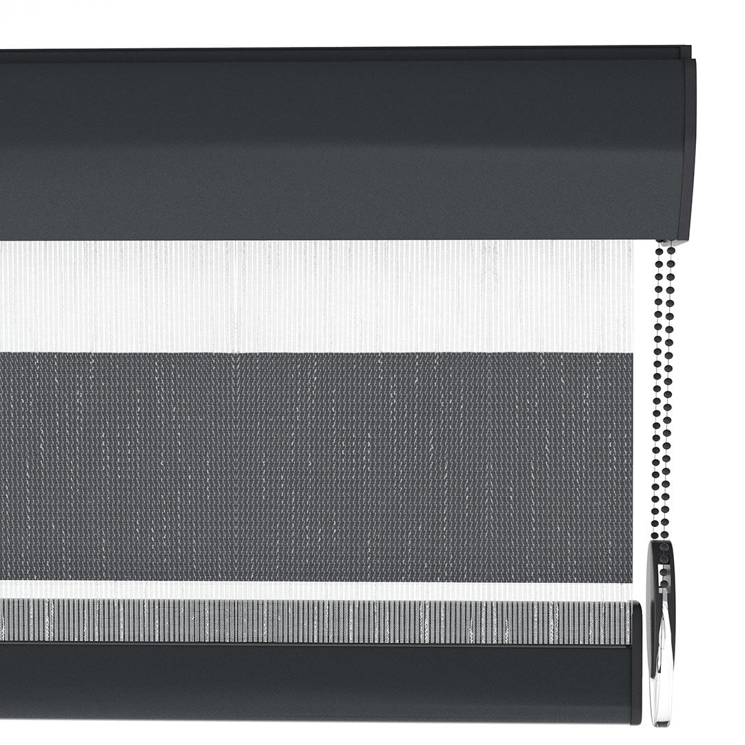 Antrasit Düz Zebra Perde | kırmızı biber