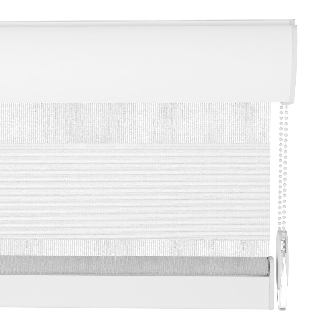 Beyaz Düz Zebra Perde | kırmızı biber