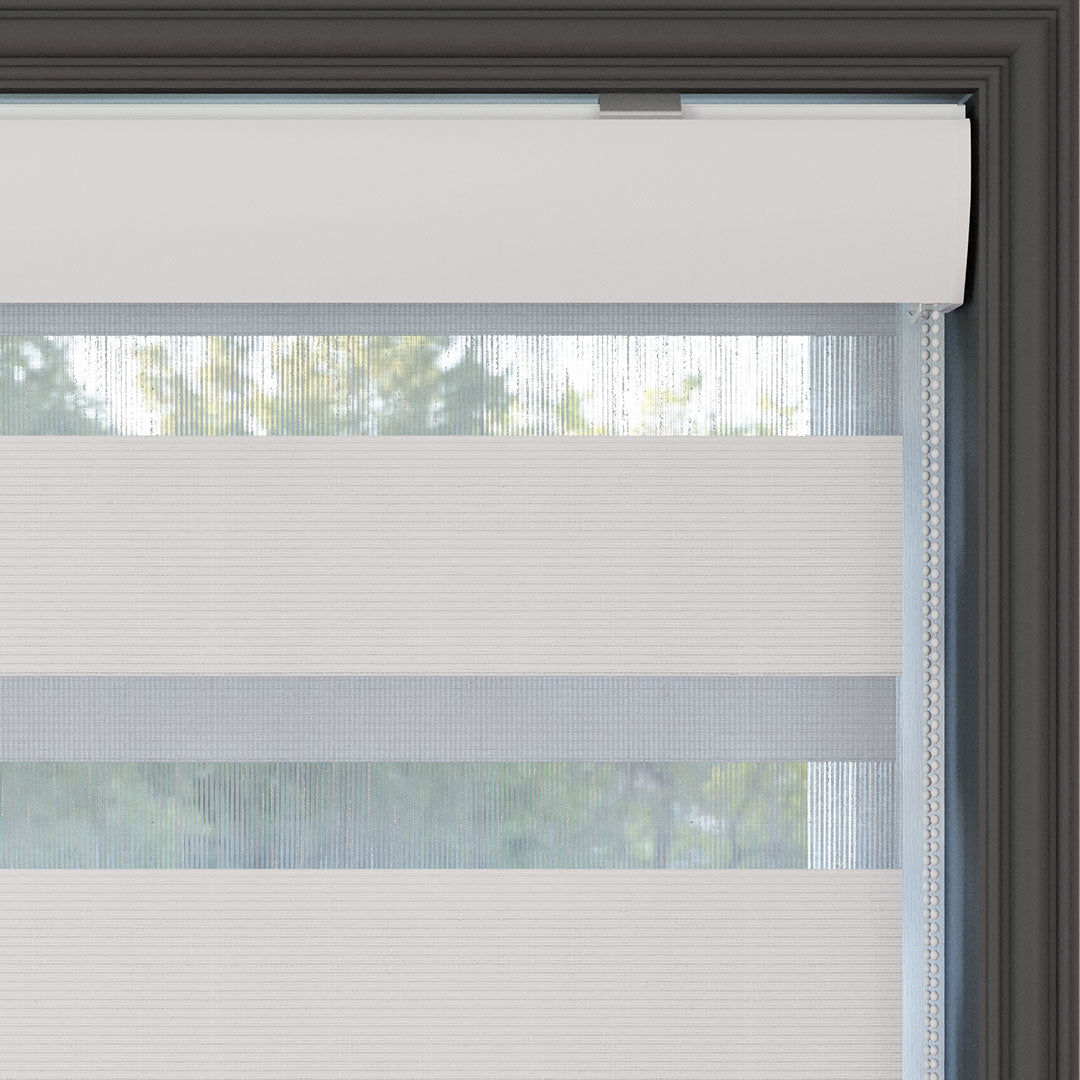 Ekru Düz Zebra Perde | kırmızı biber