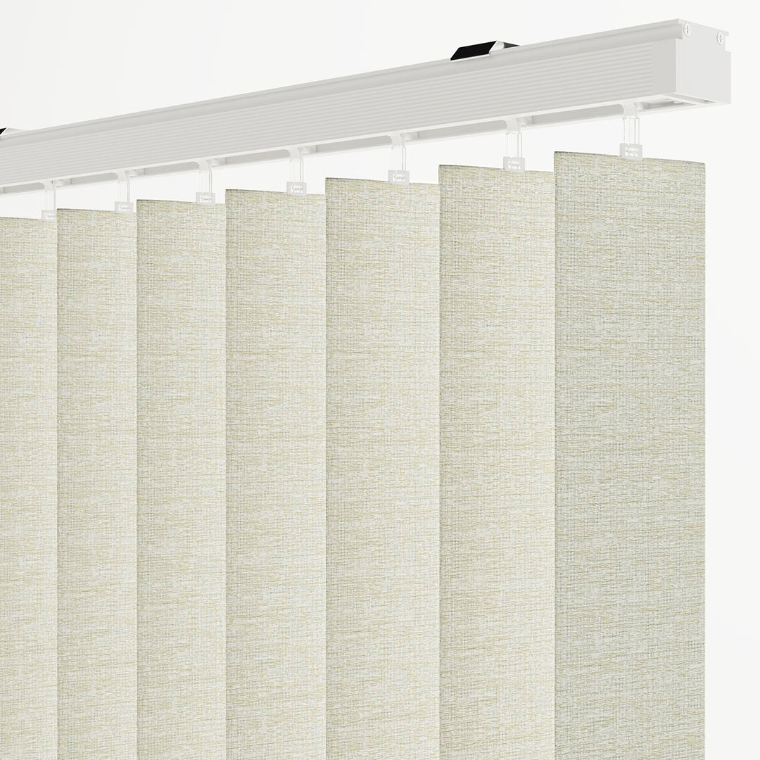 Ekru Blackout Kumaş Dikey Perde | Mia