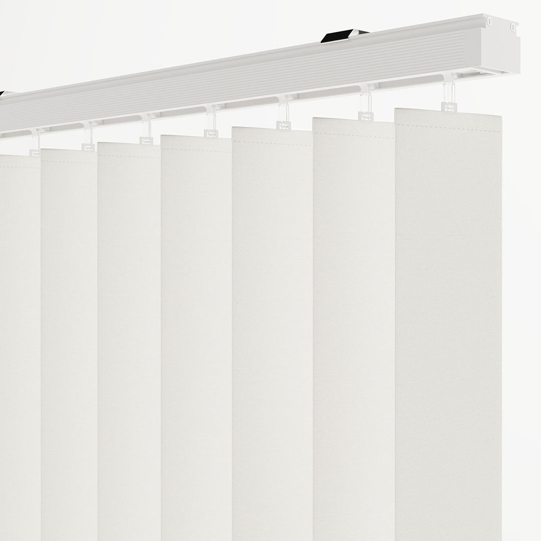 Ekru Düz Kumaş Dikey Perde | Luca
