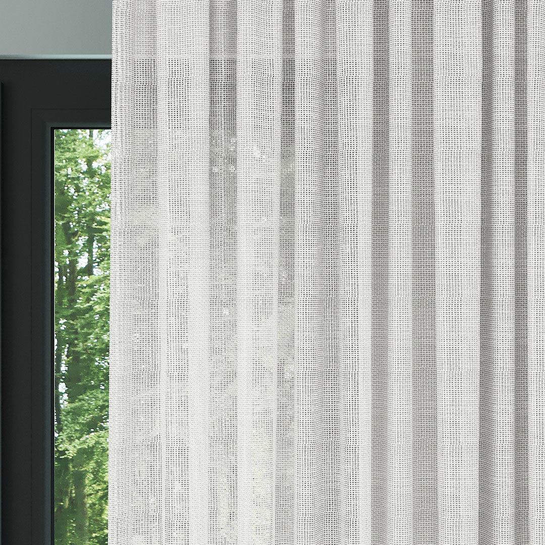 Ekru Trend Dosyası Kalın Dekoratif Düz Tül Perde | İlham perisi