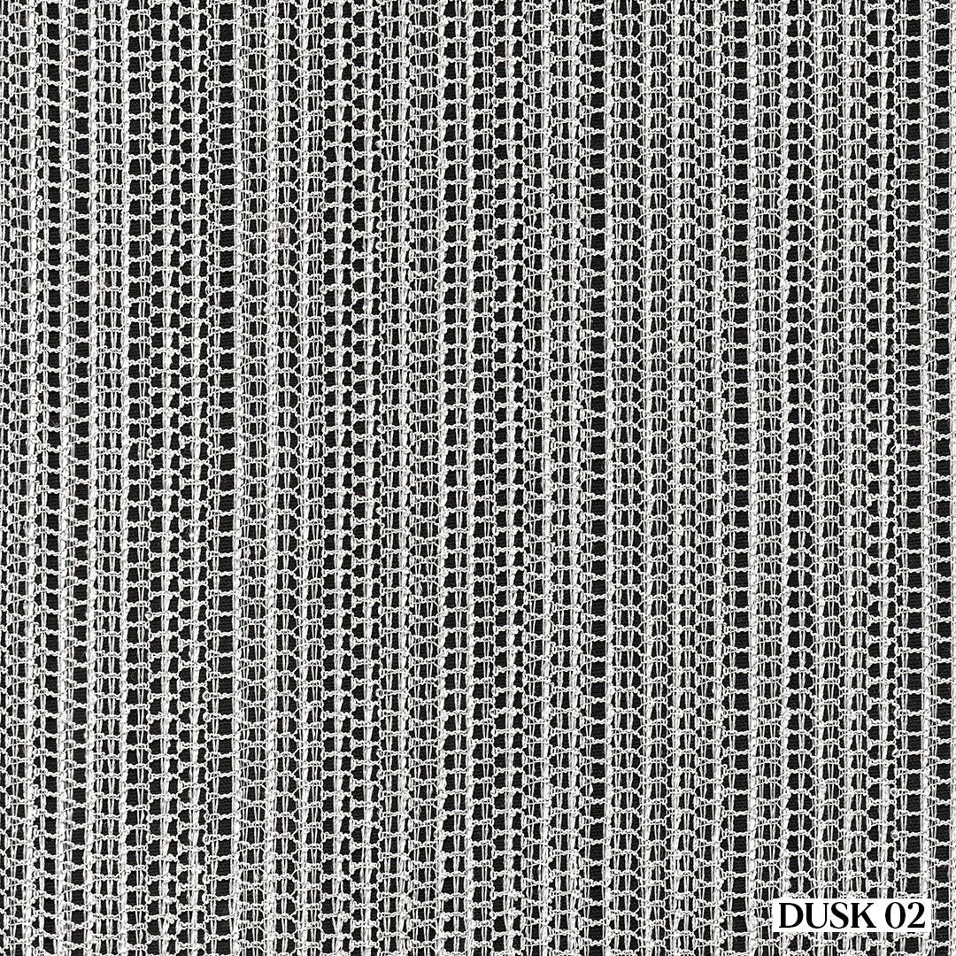 Ekru Trend Kare Dosya Örme Düz Tül Perde | Alacakaranlık