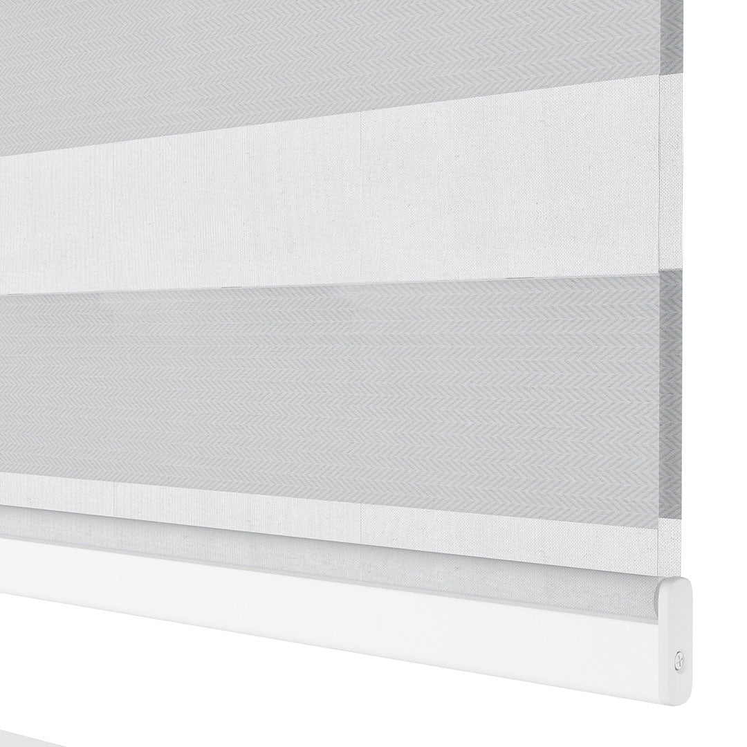 Beyaz Karartma Zebra Perde | Ennio