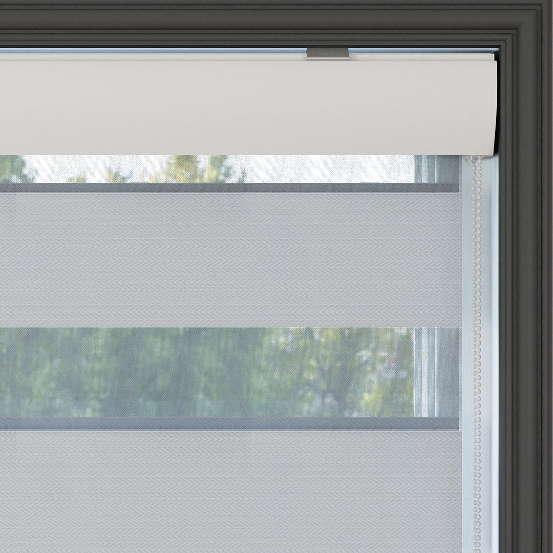 Beyaz Karartma Zebra Perde | Ennio