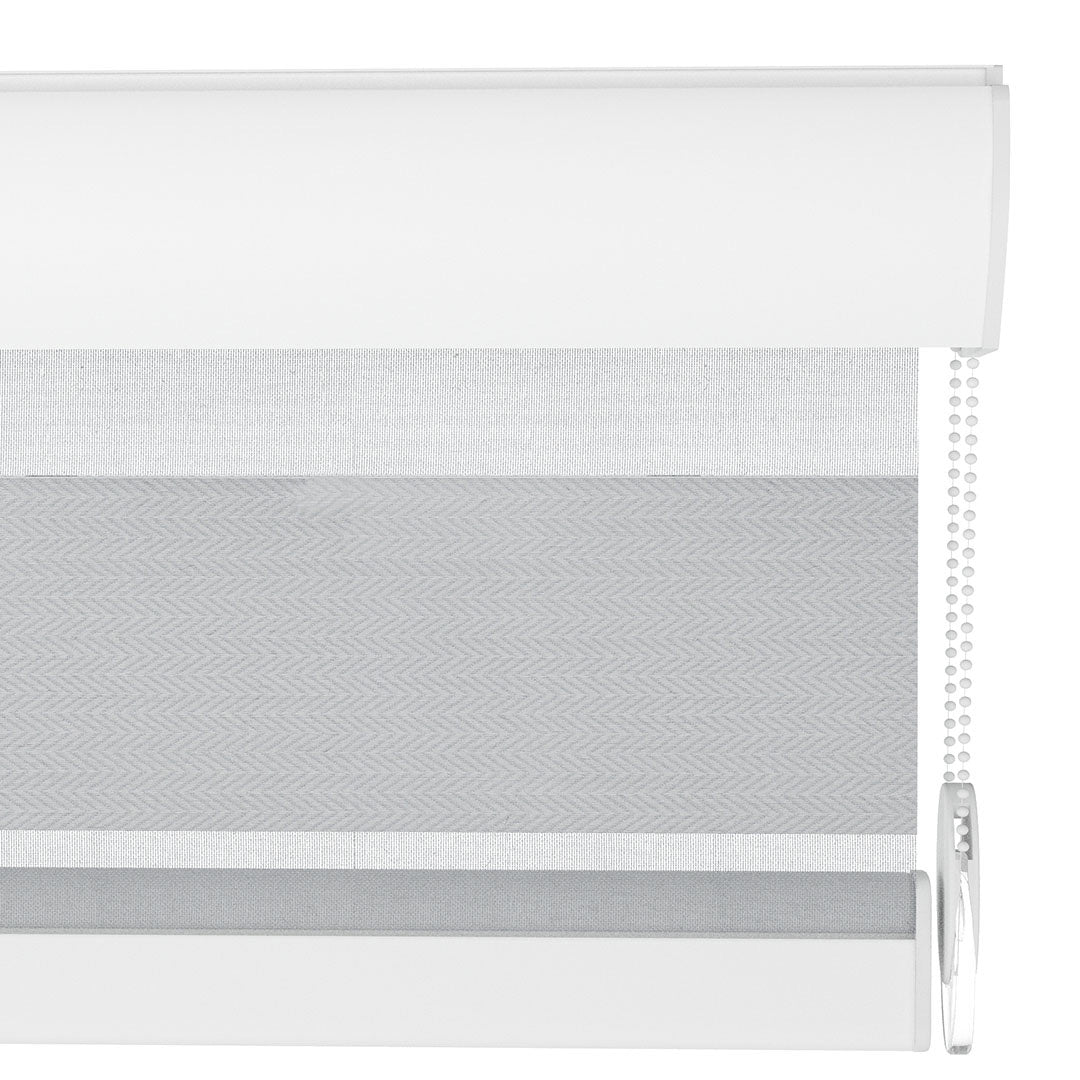 Beyaz Karartma Zebra Perde | Ennio