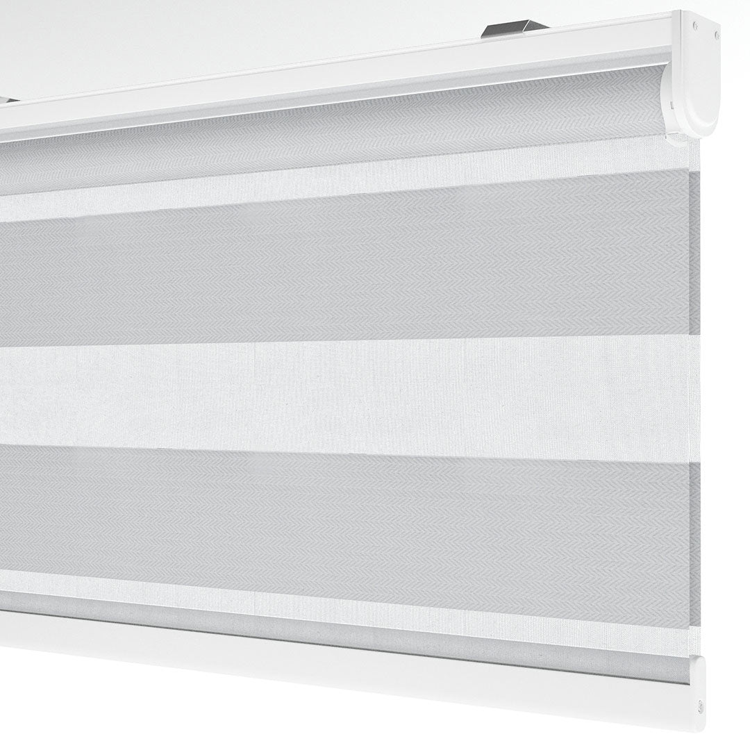 Beyaz Karartma Zebra Perde | Ennio