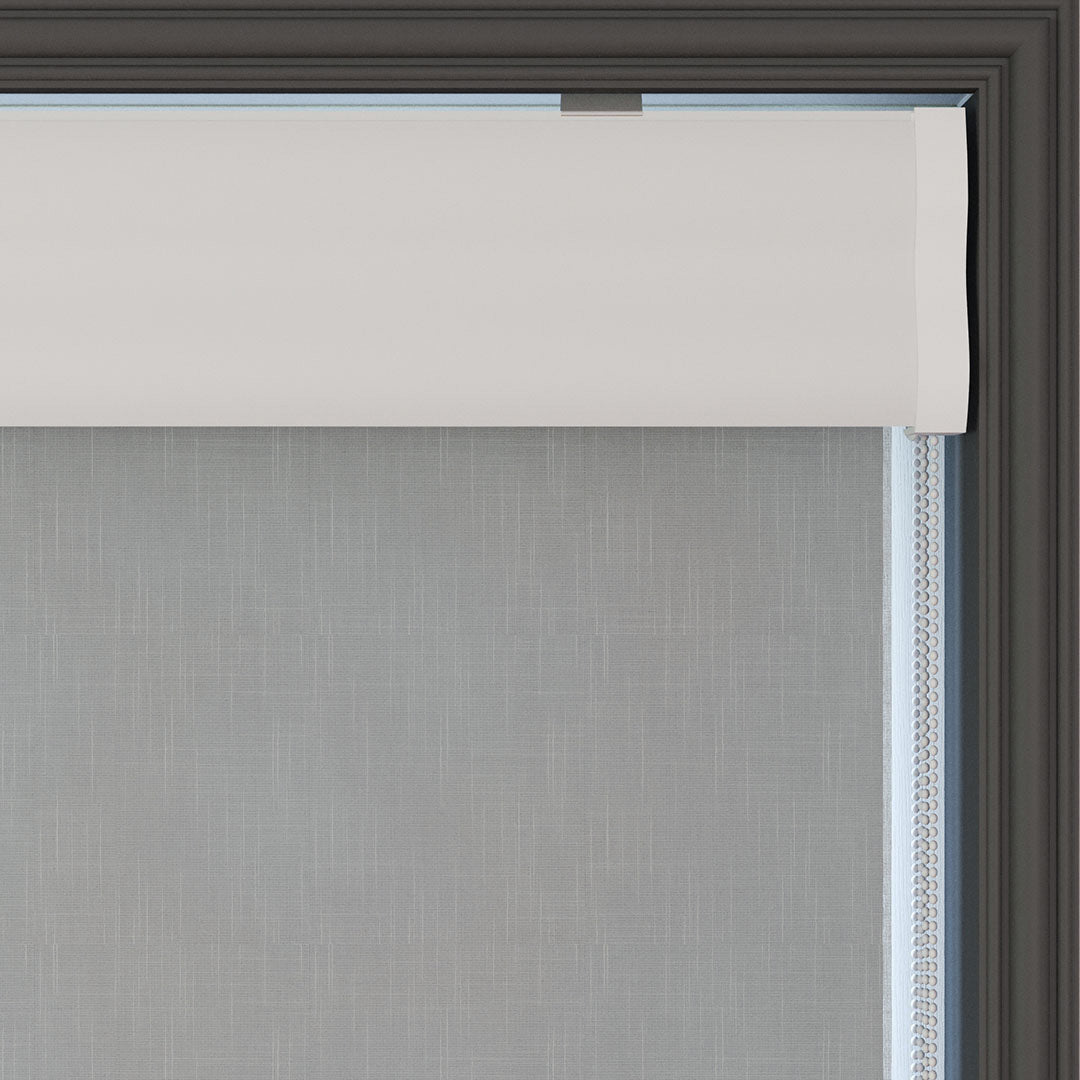 Gri Desenli Çiftli Stor Perde | çiçek aç