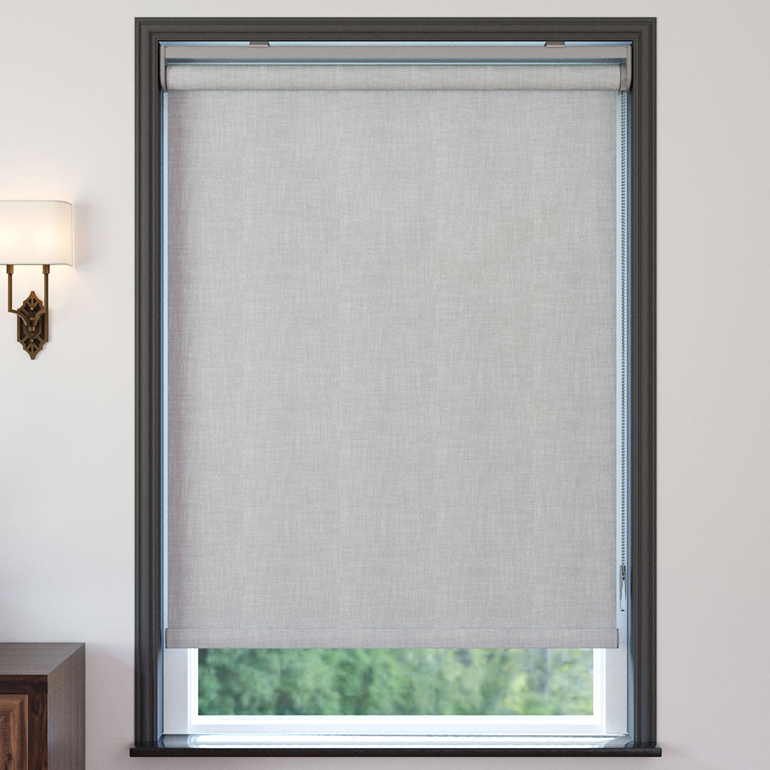 Gri Mat Keten Stor Perde | Brodie